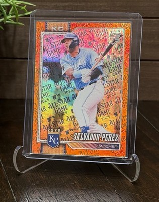 2026 Topps Series 2 Salvador Perez ORANGE ALL STAR PARALLEL 13/25 JERSEY MATCH