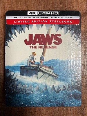 Jaws: The Revenge w. Steelbook (4K UHD + Blu-ray + Digital, 1987, Region Free)