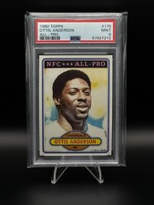 1980 Topps All-Pro Ottis Anderson Mint PSA 9 #170 CARDINALS RB