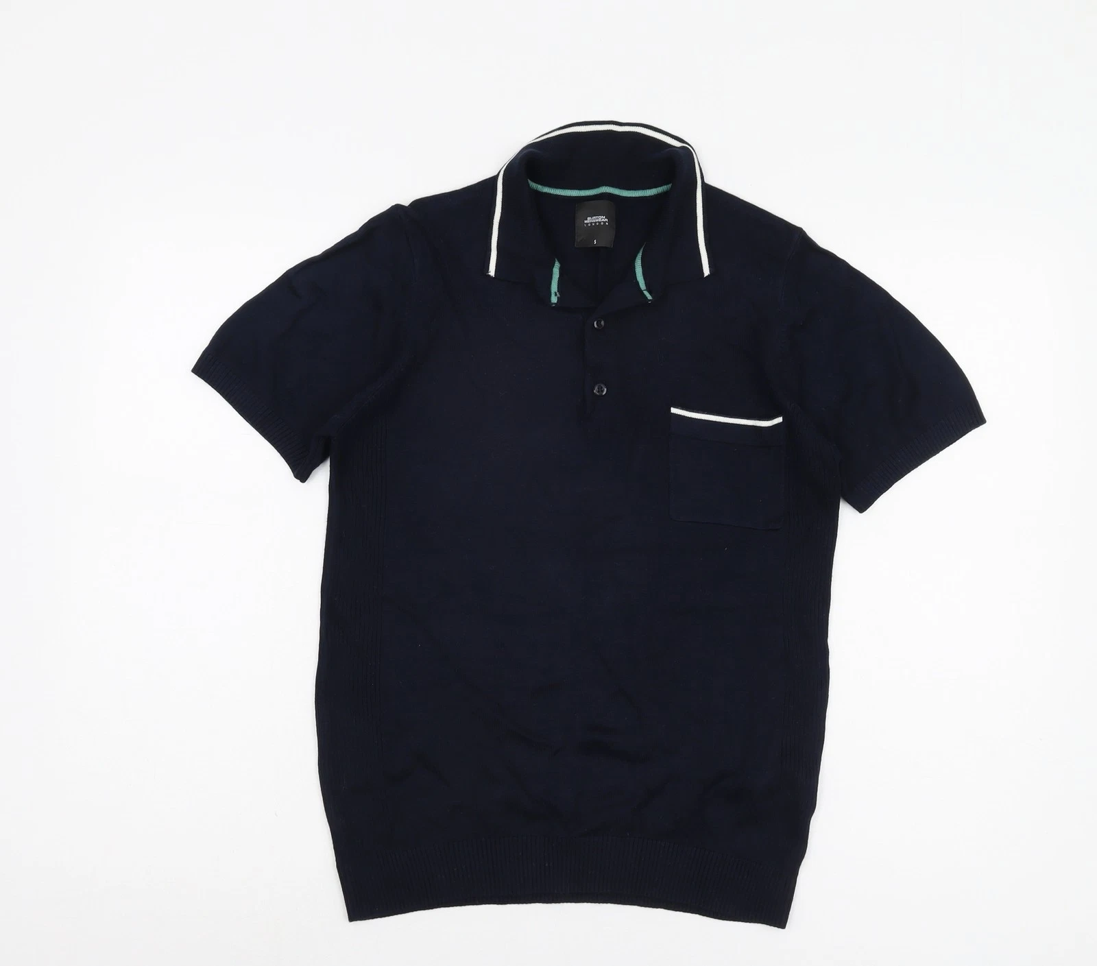 Burton Menswear Blue Polo Shirt Size S for Men