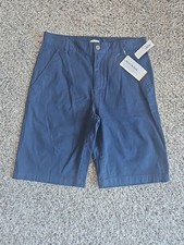 NWT Old Navy Boys Built-In Flex Poly Straight Uniform Shorts Blue Size 16