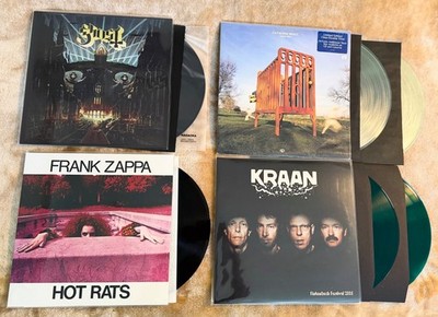 Vinyl Sammlung Metal Prog Rock mint 180g: Kraan, Ghost, Zappa... (47)