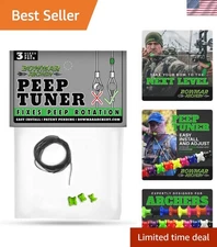 Peep Tuner for Archers by Bowman: Quick Fix for Peep Rotation | Durable Plastic