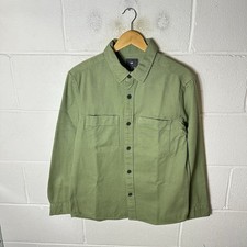 H&M Jacket Mens Small Green Chore Overshirt Oi Polloi Workwear Work Shacket*