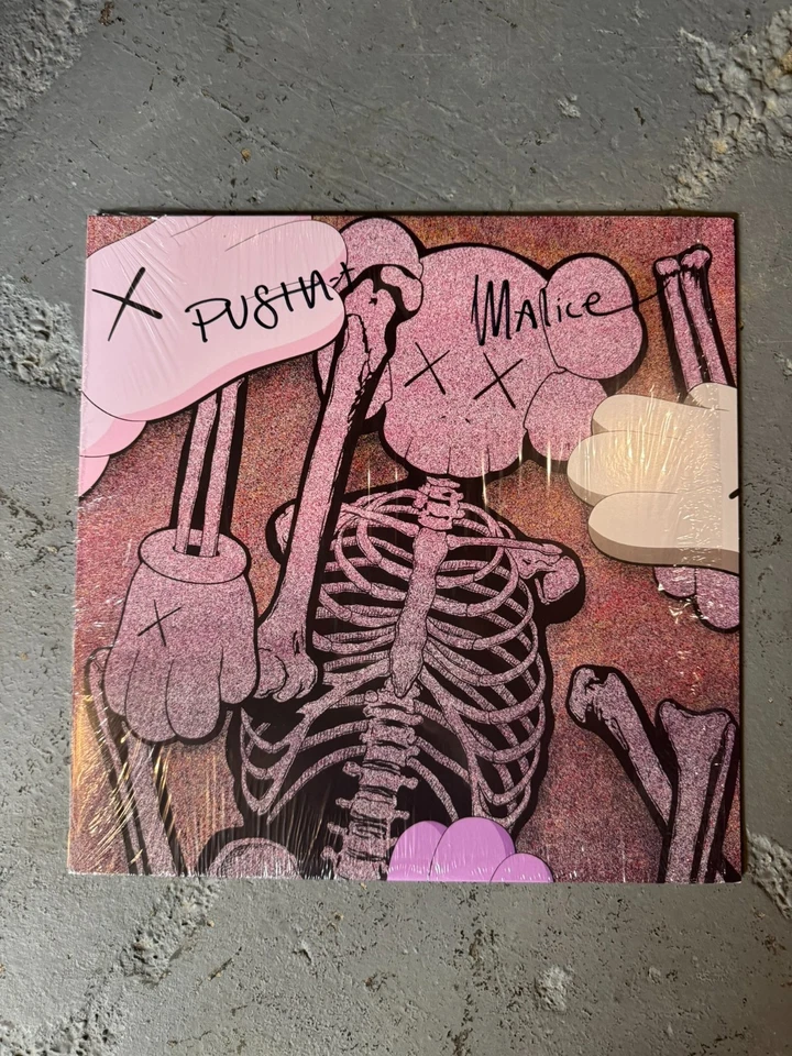 Clipse SIGNED LP COVER Let God Sort Em Out PUSHA T & MALICE Black Vinyl In Hand