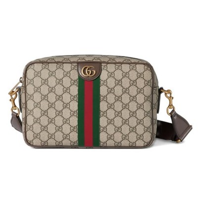 NEW GUCCI GG WEB $2K CROSSBODY MEDIUM BAG AUTHENTIC!!