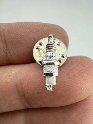 JC Spark Plug Lapel Hat Pin - JC Whitney???