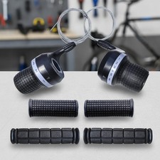 1 Pair Bicycle Twist Grip Gear Shifters 3X7 Speed DIP Compatible for Mountain...