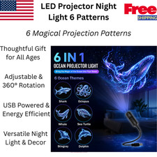 Smart Dynamic 5d Holographic Night Light Projector 2 In 1 Galaxy Night Light