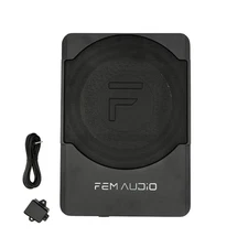 FEM AUDIO USS-F10 10" Active Subwoofer, under seat subwoofer w/ bass knob!