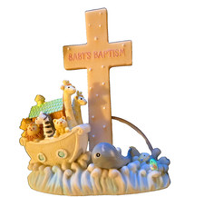 Retired Vintage Noah's Ark Russ Berrie Menagerie 16767 Baby Shower Christening