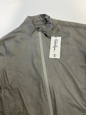 Walter Hagen Womens Medium P11 Rain Jacket Waterproof Light Heather Grey NWT