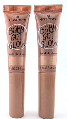 2 essence Baby Got Glow Liquid Highlighter #30 Breezy Bronze New - Image 1 of 4