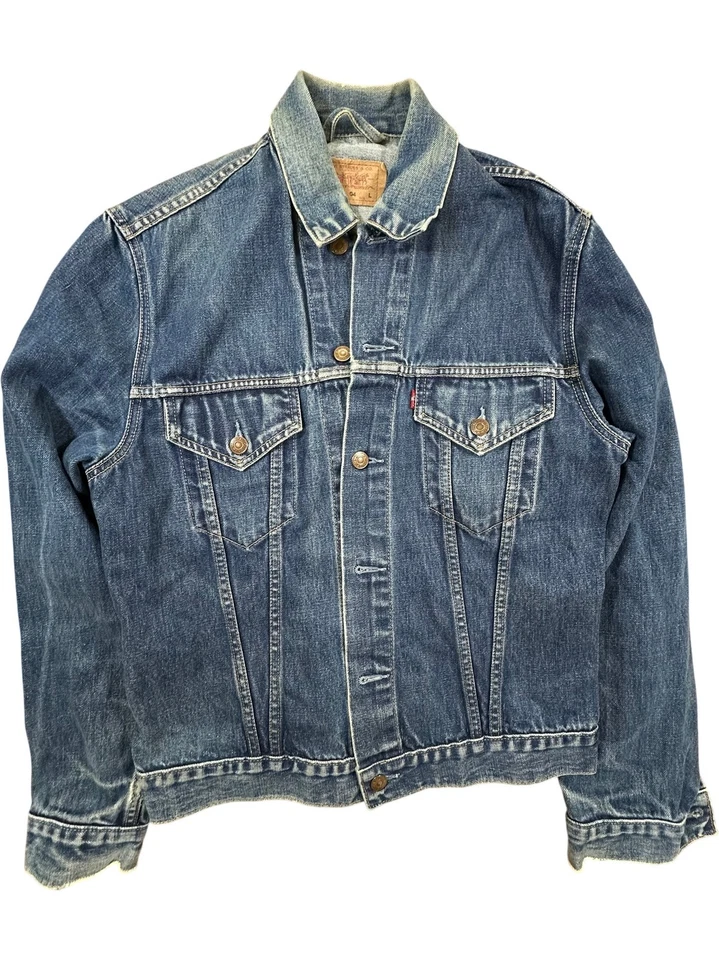 Levi's 70500 Denim Jacket Men's L Blue Vintage Classic Trucker Style Sherpa, photo 1 of 5