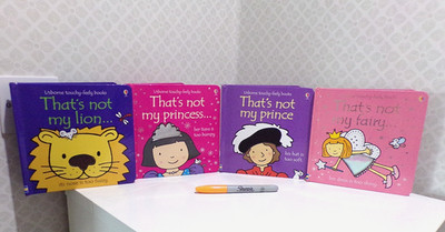4 x Usborne Bücher Das ist nicht meine Fee Prinz Prinzessin Löwentafel empfindliches Buch