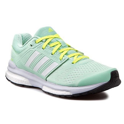 Womens Ladies Adidas Revenge Boost Techfit Running Shoes Trainers Sneakers Green | eBay