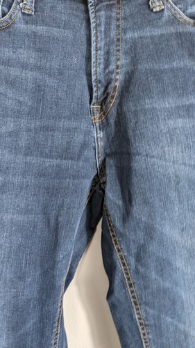 Express Men's Blue Stretch Denim Jeans Size 32x32 Slim Fit Stylish Casual Pants - Picture 12 of 24