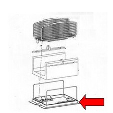 Bodendeckel Filterträger mit Halterung Dolphin Moby X1 M3 M200 Poolroboter Pool 