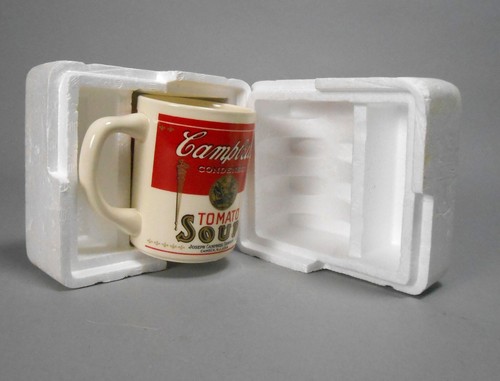 Campbell Soup Company "1915" Soup Label Ceramic Mug New in Original Shipper - Picture 6 of 8