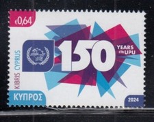 CYPRUS 150th Anniversary of Universal Postal Union MNH stamp