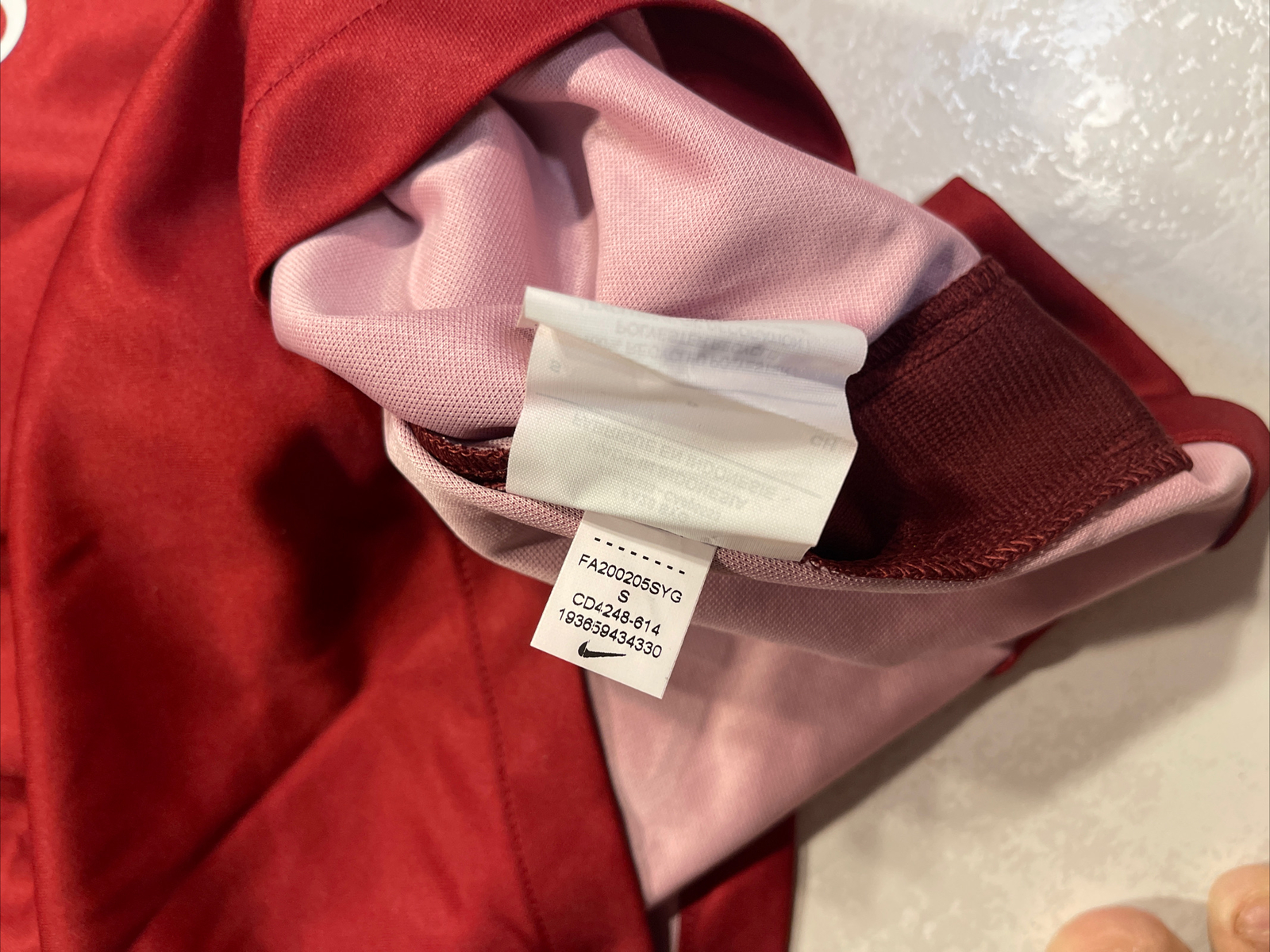 NWT NIKE AS Roma 2020/2021 Jersey Men’s Small CD4248614 eBay