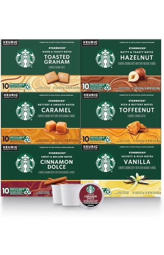 Starbucks Italian Roast Dark Single Cup Coffee for Keurig 60 Count