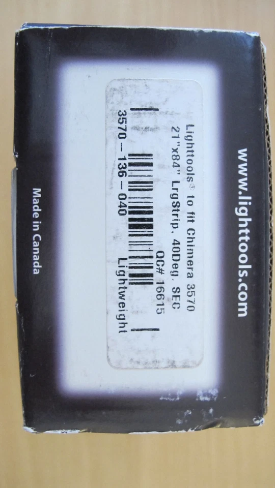 Chimera 40 Degree Strip Fabric Grid for Large Sized Soft Boxes #3570 OPEN BOX - Image 2 of 4