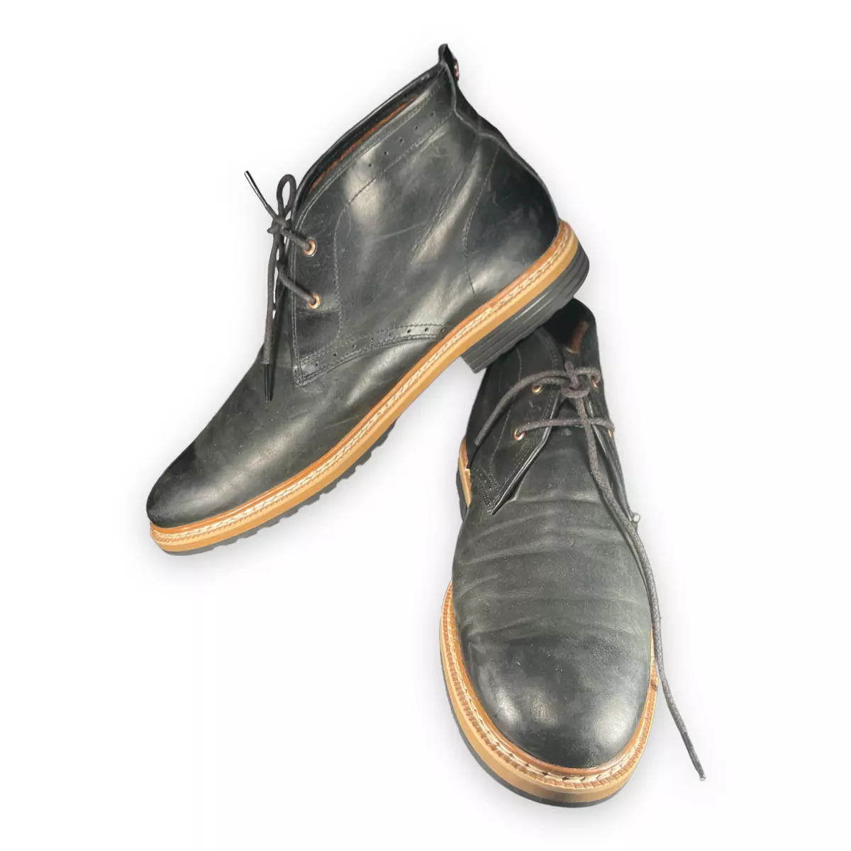 Timberland Mens Richdale Chukka 2 Eye Dress Boots Black Size 11.5