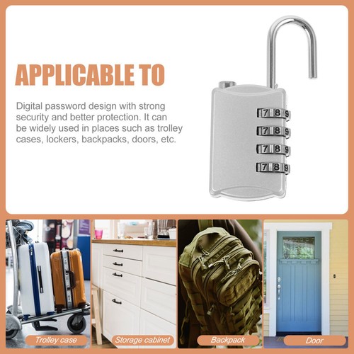 Gym Lockers Digital Lock Metal Password Combination Lock Cabinet Safety Coded - Picture 10 of 12