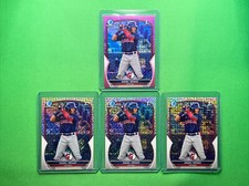 2023 Bowman Chrome 1ST Angel Genao #BCP-140 Fuchsia Mojo Refractor /199 Lot(4)