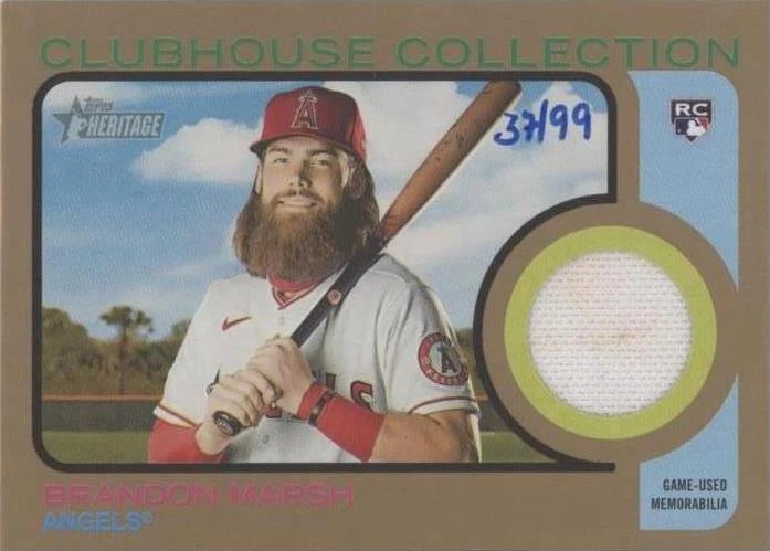 2022 Topps Heritage - Brandon Marsh #CC-BM for sale | eBay