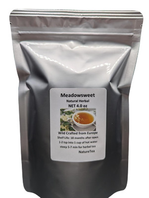 Meadowsweet Flower - Filipendula ulmaria Dried Leaf/Flower C/S from 100% Nature