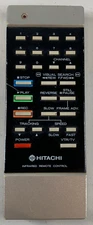 Tested Works OEM Hitachi VTR/TV Infrared Remote Control ONLY Unknown Model Gold