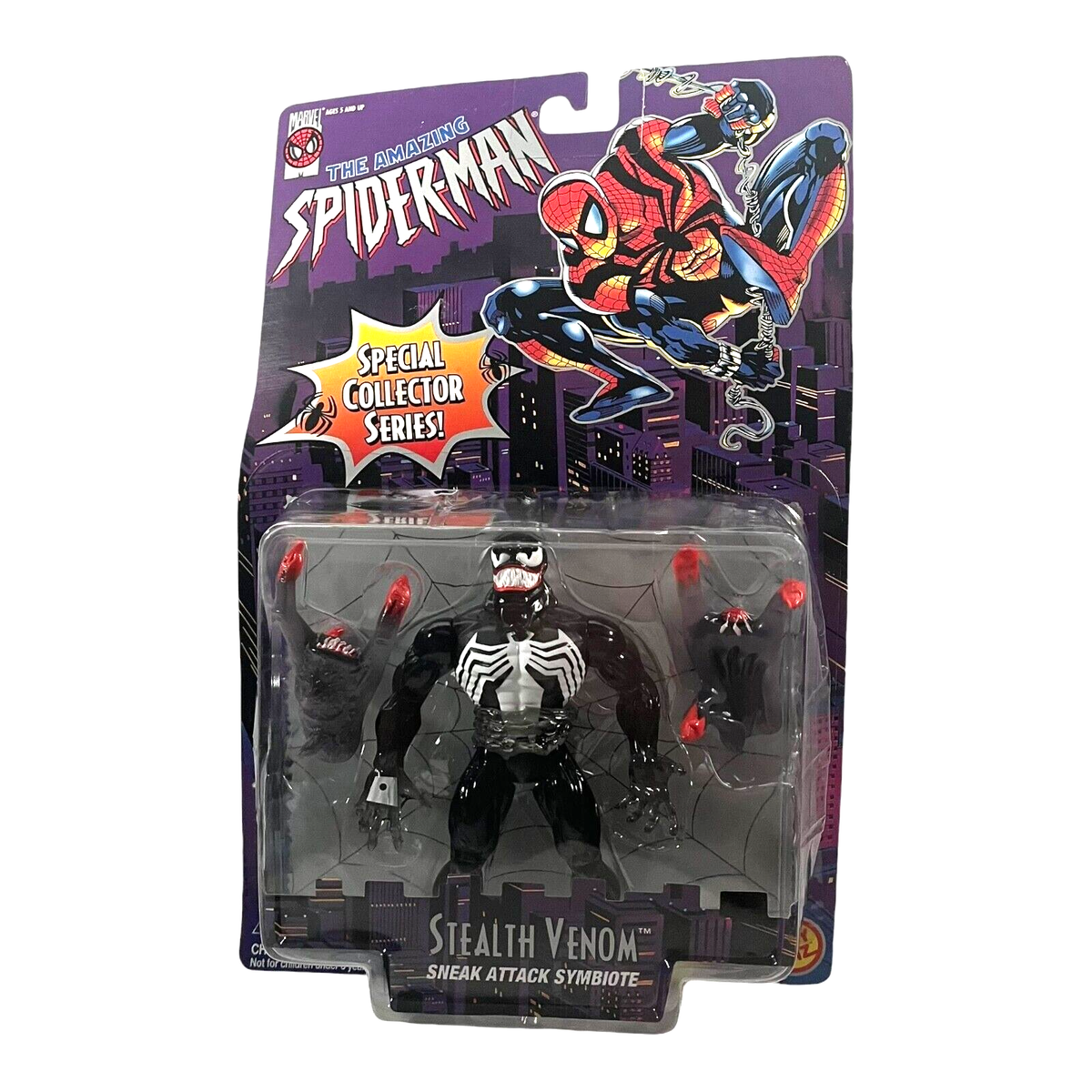 The Amazing Spider-Man Stealth Venom 6 Inch Vintage Action Figure