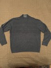 Tricots St. Raphael Sweater Men's XL Charcoal Gray 1/4 Zip Long Sleeve — photo 1