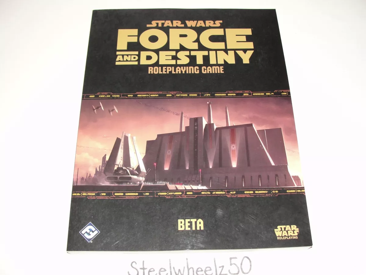 Star Wars Force And Destiny Role Playing Game Beta Sourcebook Fantasy  Flight RPG