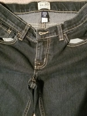 Jeans Fille Taille 12 - Coupe Skinny/stretch - Bleu Denim - Neuf Sans étiquettes