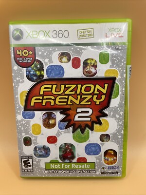 Jeu Xbox 360 Fuzion Frenzy 2 - Version PAL Complète (boîte, Notice) - Très Bon état