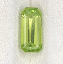 3.10 Carat Faceted Quality Natural Cut Peridot from Pakistan Loose Gemstone