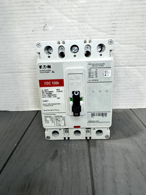 NEW NO BOX EATON FDC3030L (3P-30A-600V-100K AIC) *SHIPS SAME DAY UPS*
