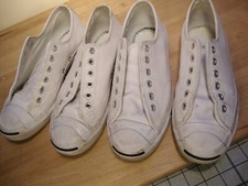 2 Pair Converse Jack Purcell Low Top US W7 M 5.5
