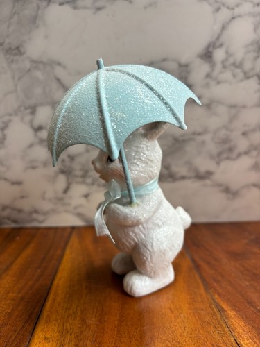 Conejo de Pascua con estatuilla paraguas 5,5" (H) x 2" (W) - Imagen 6 de 7