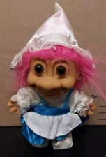 Russ Troll Doll from Around the World My Lucky Troll from Holland Pink Hair 