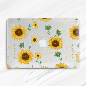 sunflower macbook pro case
