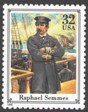 US. 2975i. 32c. Raphael Semmes. Civil War. MNH. 1995