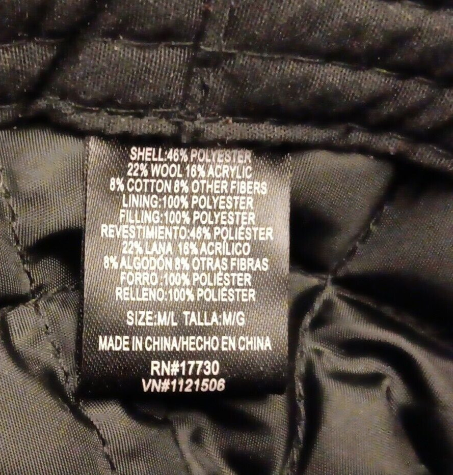 2016 Men's M/L Multi Pattern Patchwork Padded New… - image 7