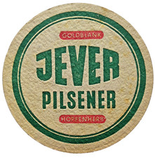 ALTER BIERDECKEL Brauerei Jever Brauhaus zu Jever Pilsner Hopfenherb Bierfilze