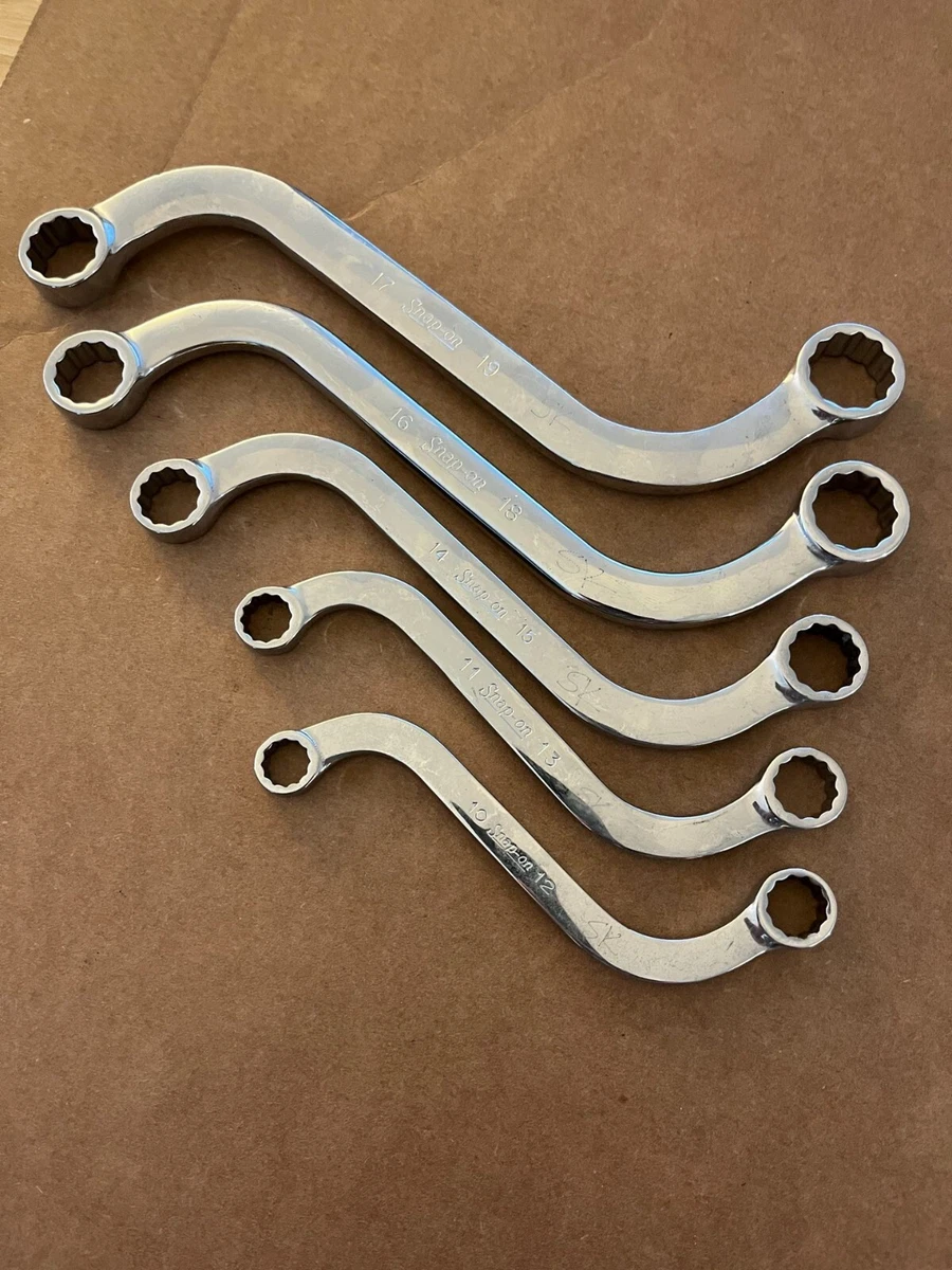 Snap on S shape Box Wrench Set Metric