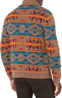 トップス PENDLETON NATIVE PATTERN CARDIGAN 🔥🚨Pendleton Designer Aztec Cardigan Sweater Large NWT Los