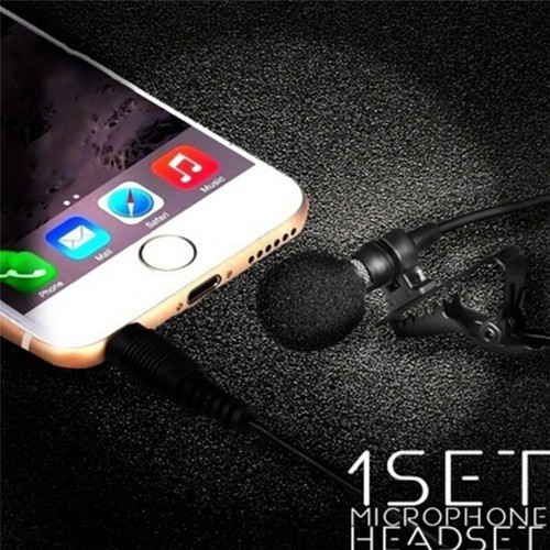 Lavalier Mic Microphone Case For IPhone Smart Phone Recording PC Clip-on Lap _wa - Picture 2 of 9